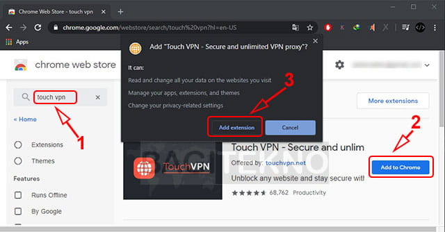 Cara menambahkan ekstensi VPN di Google Chrome