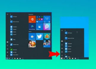 Cara mengubah tampilan Start Menu Windows 10 menjadi minimalis