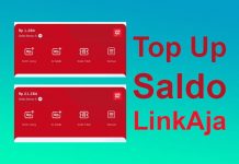 Cara top up LinkAja