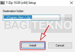 Cara install 7Zip di Windows 10 8.1 7
