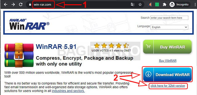 cara download winrar gratis