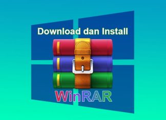 Cara download dan install software WinRAR di Windows