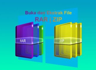 Cara membuka dan ekstrak file RAR dan ZIP di Laptop Windows