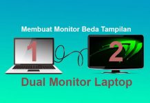 cara menggunakan 2 monitor 1 laptop