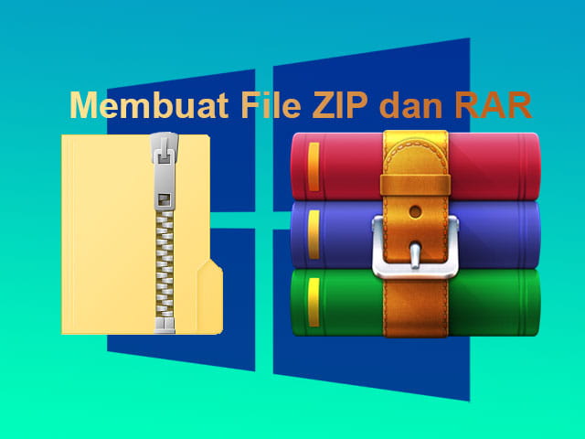 Cara mengubah folder ke RAR atau ZIP di Windows