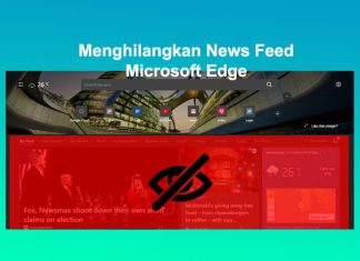 cara menghilangkan berita di microsoft edge