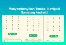 Cara menghilangkan tombol navigasi HP Samsung Android