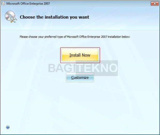 Install Microsoft Office 2007 di Windows 7 secara offline