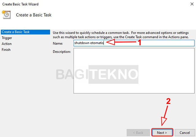 Membuat tugas shutdown otomatis di Windows