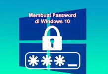 Cara membuat password di Laptop Windows 10