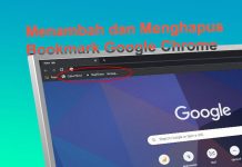 Cara menambah dan menghapus bookmark di Google Chrome