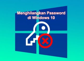 Cara menghilangkan password di Windows 10