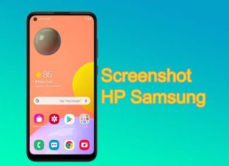 Cara screenshot di HP Samsung Galaxy A11, A20, A20s, A30, dll