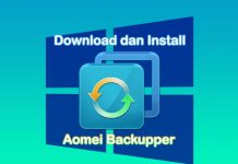 Cara download dan install Aomei Backupper di Laptop Windows 10, 8.1, 7