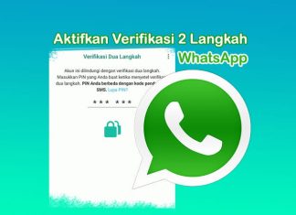 Cara mengaktifkan verifikasi 2 langkah akun WA agar tidak dihack