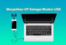 Cara menjadikan hp sebagai modem USB dengan kabel data