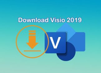 Cara donwload file Microsoft Visio 2019 gratis langsung dari server Microsoft