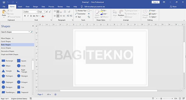 Visio 2019 sudah bisa digunakan