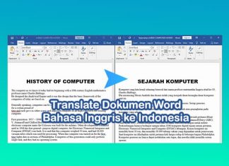 cara translate dokumen word inggris ke indonesia