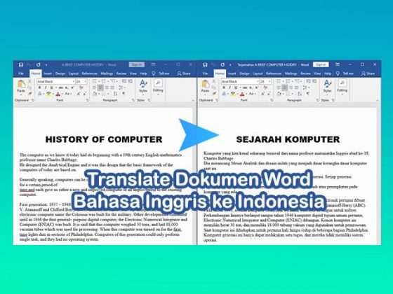 3 Cara Translate Dokumen Word Bahasa Inggris ke Indonesia