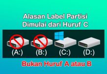 Kenapa label partisi Hardisk Windows dimulai dari huruf C, bukan A atau B?