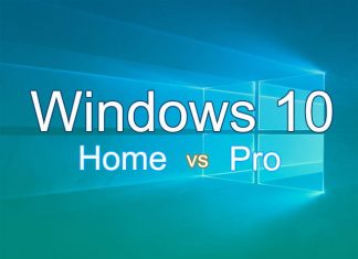 Perbedaan fitur bawaan Windows 10 home dan pro