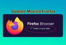 Cara update browser Mozilla Firefox ke versi terbaru di Laptop Windows