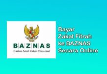 Cara bayar zakat fitrah ke BAZNAS secara online