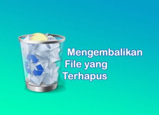 cara mengembalikan file di recycle bin