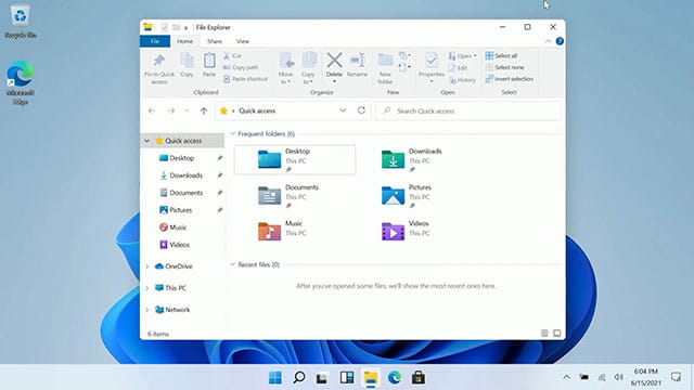 Tampilan File Explorer Windows 11