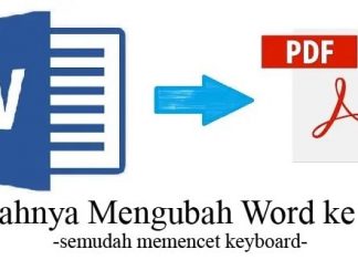 mengubah word ke pdf