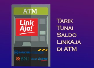 Cara tarik tunai saldo LinkAja di mesin ATM BRI, BNI, Mandiri, dan BTN