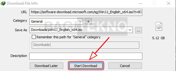 Download Windows 11 menggunakan IDM