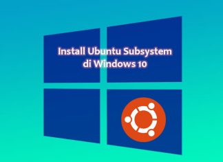 Cara install ubuntu subsystem di windows 10