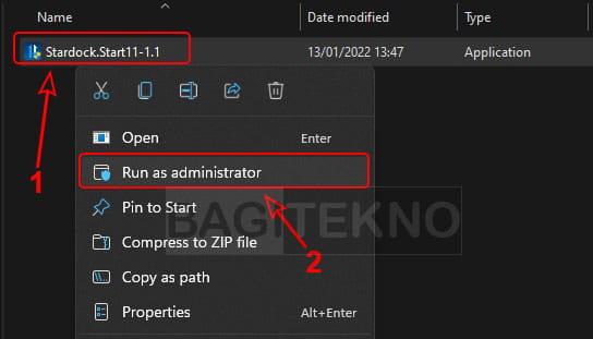 Install Stardok Start11 di Windows 11