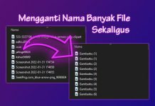 cara mengganti nama banyak file sekaligus di Laptop Windows