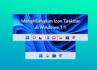 cara menghilangkan icon widgets, chat, search, dan task view di taskbar windows 11
