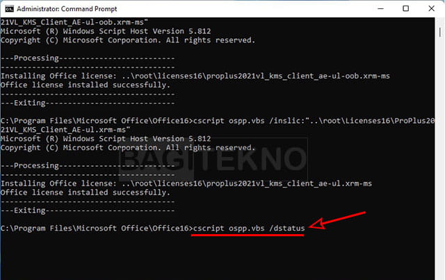 cara mengaktifkan Ms Office 2021