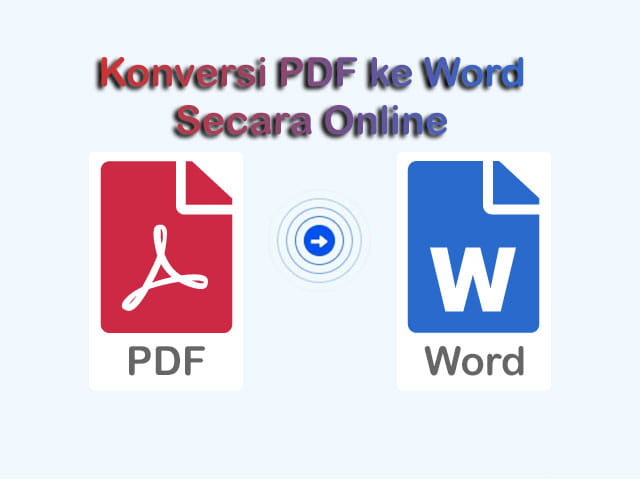 cara konversi pdf ke word online