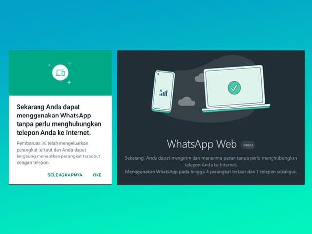 WhatsApp Web tetap bisa digunakan meski hp mati atau tidak konek internet