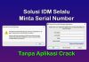 cara mengatasi IDM menita serial number terus