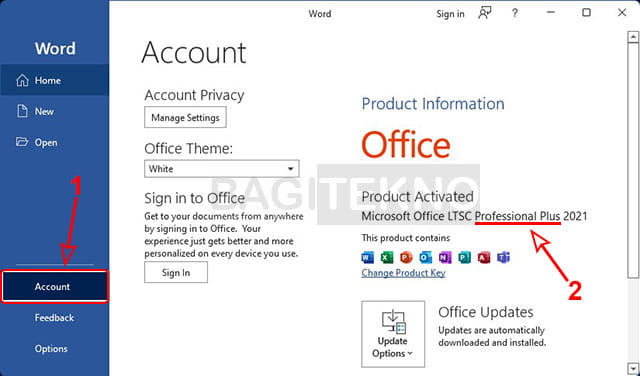 cara mengecek jenis microsoft office yang terinstall di windows