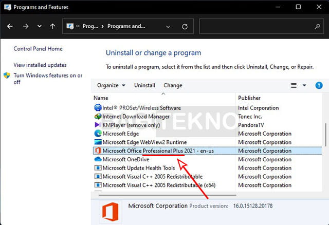 cara menampilkan jenis / edisi microsoft office