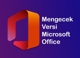 cara mengetahui versi office yang digunakan di windows