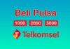 cara beli pulsa telkomsel 1000 pakai aplikasi Flip