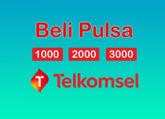 cara beli pulsa telkomsel 1000 pakai aplikasi Flip