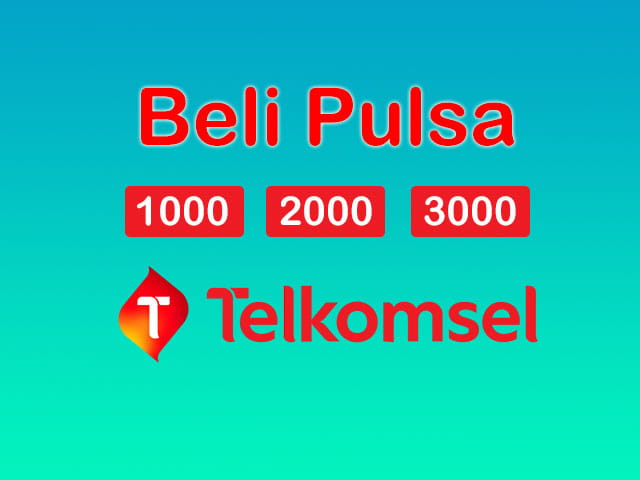 cara beli pulsa telkomsel 1000 pakai aplikasi Flip