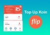 cara top up saldo flip menggunakan rekening bank