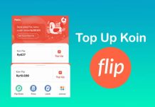 cara top up saldo flip menggunakan rekening bank