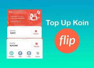 cara top up saldo flip menggunakan rekening bank